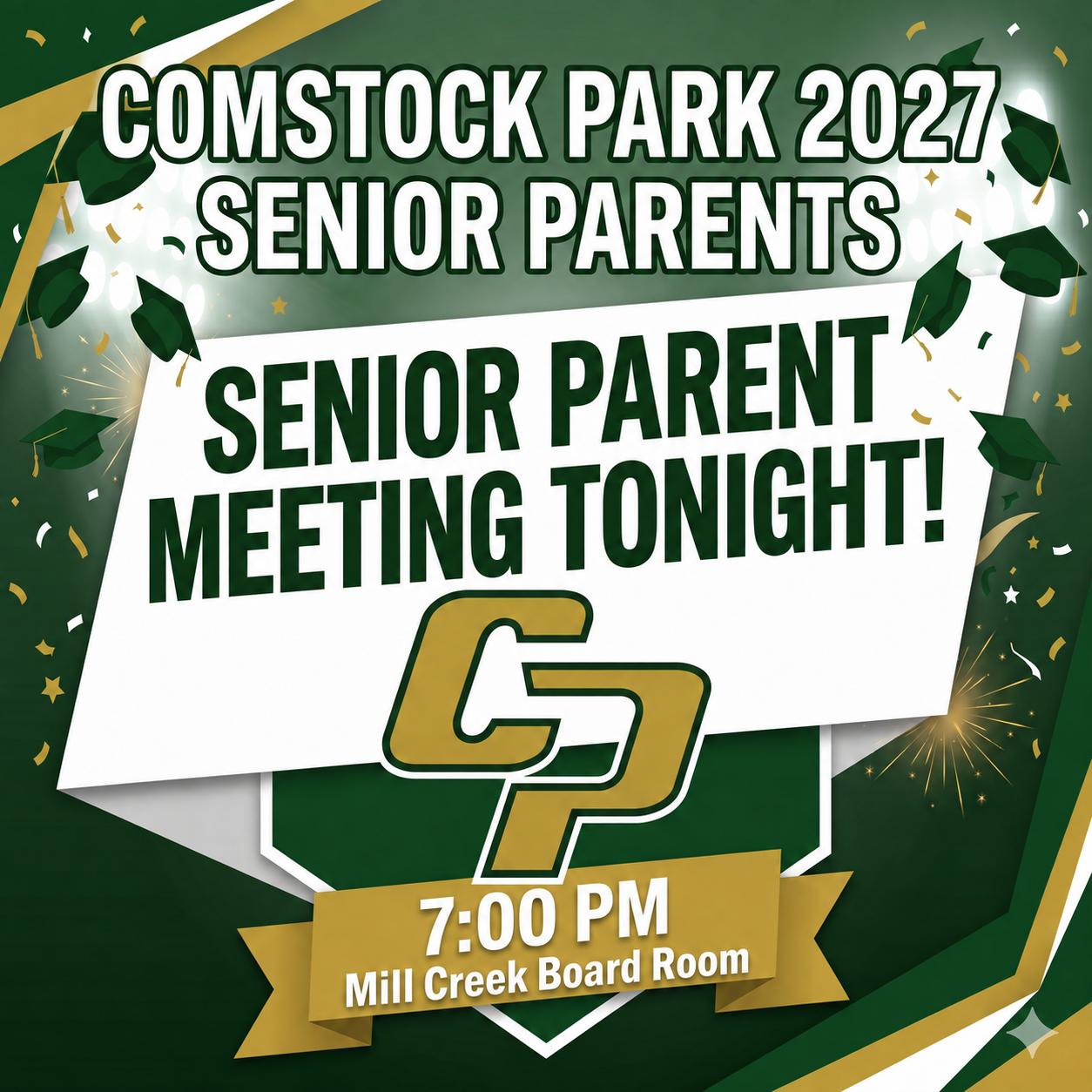Picture 1 for Senior Parent Meeting Tonight!